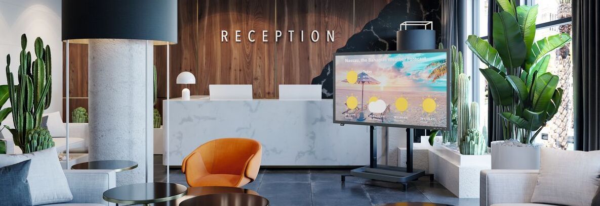 Konfiguration Montagelösung und interaktive Displays